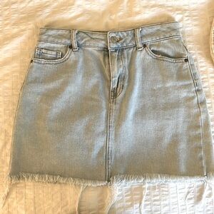 Mini Jean Skirt